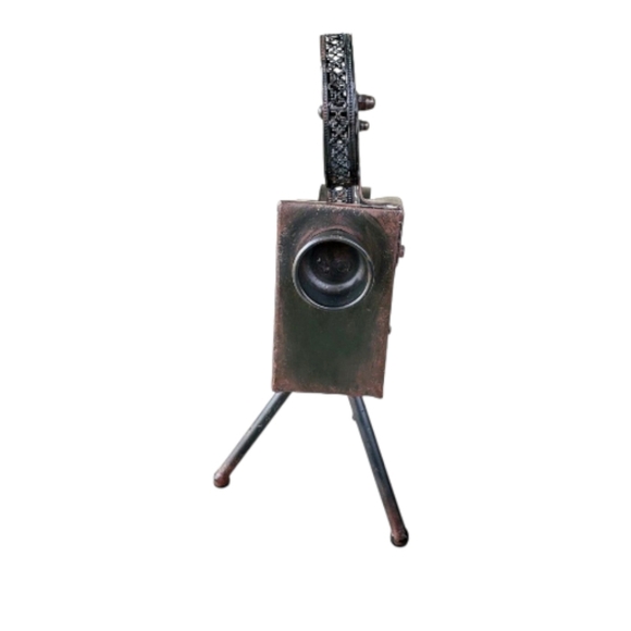 Movie Projector Camera Decor Metal Sculpture. - Picture 9 of 11